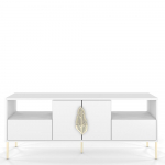 Skandica MERLIN TV-alus valge 136 x 60 x 40 cm