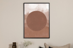 Seinapilt Peened Toonid 50x70 cm Pruun paberplakat