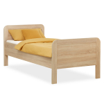 Voodi 90x200 cm Sonoma tamm