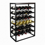 Metallist veiniriiul 88 x 59 x 30 cm 30 pudelile MDF