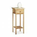 Abilaud p&auml;hkel 60 &times; 25 &times; 25 cm pruun sahtli ja riiulitega