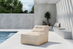 Lounge kott Redang 118 x 94 x 83 cm beež olefiin