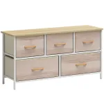Kummut 5 kangast sahtliga 100 &times; 30 &times; 515 cm valge