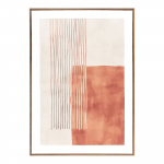 Seinapilt elutuppa Mina 50x70x2.5 cm Beež