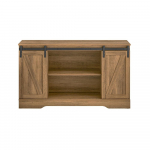 Retro TV alus 120 &times; 40 &times; 70 cm pruun metallraamiga