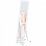 Led valgustusega peegel 40x150 cm Valge