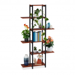 Taimede alus 150 &times; 78 &times; 24 cm 6 riiulit metallraamiga