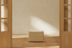 &Ouml;&ouml;kapp 40x50x36 cm Naturaalne MDF ja klaas 60 kg