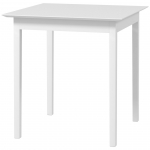 Valge s&ouml;&ouml;gilaud 75x75x76 cm