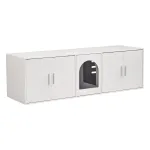 Kassiliivakasti kate 147.1x46.5x45.5 cm valge puidust m&ouml;&ouml;bel