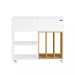 Diivanilaud ratastel 70 x 30 x 61 cm PB ja MDF riiulid