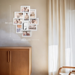 Valge pildiraam 60 x 49.3 cm