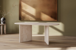 S&ouml;&ouml;gilaud Gr&ouml;nvik naturaalne ovaalne MDF 180 x 90 cm