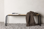 Aiapink Sofa Holmbeck 136x40 cm Must