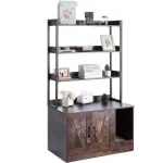 Kassiliivakasti kate 85 &times; 49 &times; 149 cm tumepruun MDF
