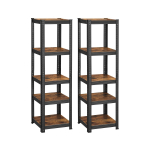 Metallist laoriiulid 150 x 37 x 37 cm 2 tk 400 kg