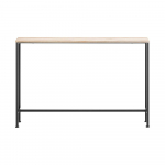 Kitsas konsoollaud 120 cm 20 cm s&uuml;gav metallalus