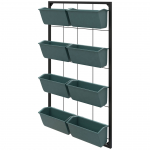Lillealus 52,5 x 14 x 90 cm tume roheline 8 kasti