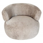 CORNEL p&ouml;&ouml;rlev tugitool beež chenille 85x83x73 cm