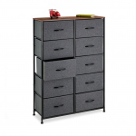 Kummut 120 x 85,5 x 30 cm hall 10 sahtli ja riiuliga