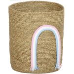 Hoiukorv 30 x 35 cm merirohi ja puuvill 24,7 l mahuga