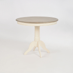 Rimini laud kreemjas 90 &times; 77 &times; 90 cm Provence'i stiil