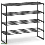 Kingariiul 92 &times; 30 &times; 74 cm must metallist 4 korrust