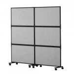Kontoriruumide vahesein 171x93x39 cm helehall PET