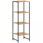 Riiul 36,5 x 33 x 110 cm bambus 4 tasandit