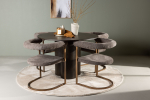 S&ouml;&ouml;gilaua komplekt Olivia 110 cm pruun-must MDF