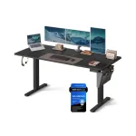 T&ouml;&ouml;laud elektriliselt reguleeritava k&otilde;rgusega 160x70 cm must