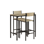 S&ouml;&ouml;gilaua komplekt 89x45x87 cm 2 jalatoega tooli