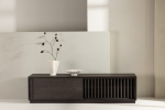 TV alus Lugo 180x45 cm Mocca MDF liuguks ja riiul