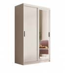 Liugustega Riidekapp Hailey 120 120x205x60 cm Valge