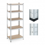 Riiul 180 &times; 70 &times; 45 cm h&otilde;bedane 5 MDF-taset 500 kg