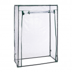 Kasvuhoone 150 x 100 x 50 cm l&auml;bipaistev must PVC