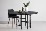 &Uuml;mmargune s&ouml;&ouml;gilaud Copenhagen must l&auml;bim&otilde;&otilde;t 140 cm MDF ja teras