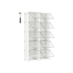 Jalatsikarp 32 x 165 x 125 cm valge