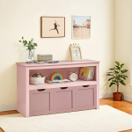 M&auml;nguasjade riiul 102 x 30 x 60 cm pastellroosa MDF