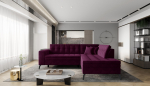 Nurgadiivan Lanvin 260x210x93 cm Tume Lilla