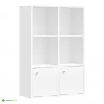 Kappriiul 29 x 65,8 x 97,8 cm valge 3 uksega kapp