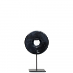 Dekoratiivese marmor 15 x 7 x 25 cm must