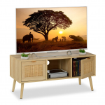 TV alus 45,5 x 100 x 40 cm rotangist disain ja hoiuruum