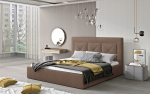 Voodi Cloe 140x200 cm Helepruun