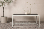 Kohvilaud Siaton 60x110 cm hall terasraamiga