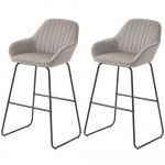 Baaripukid 50,5 &times; 53 &times; 96 cm hall samet ja metallraam