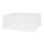 Lemmikloomade m&auml;nguait DIY 105 x 105 x 45 cm valge