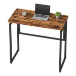 Kokkupandav arvutilaud pruun 80 x 40 cm t&ouml;&ouml;laud