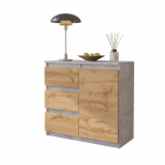 Elutoa kummut Mikel 80x75x35 Betoon