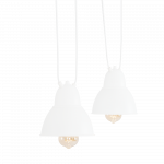 Rippuv laevalgusti Coben Hangman 2 valge